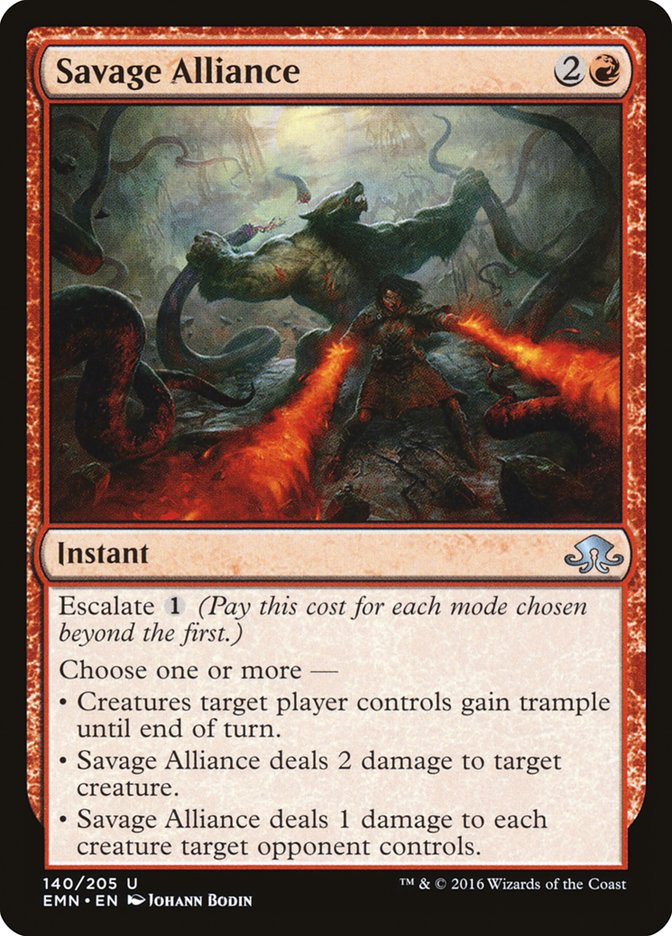 Savage Alliance [Eldritch Moon] - Magic: The Gathering - Card Brawlers | Quebec | Canada |