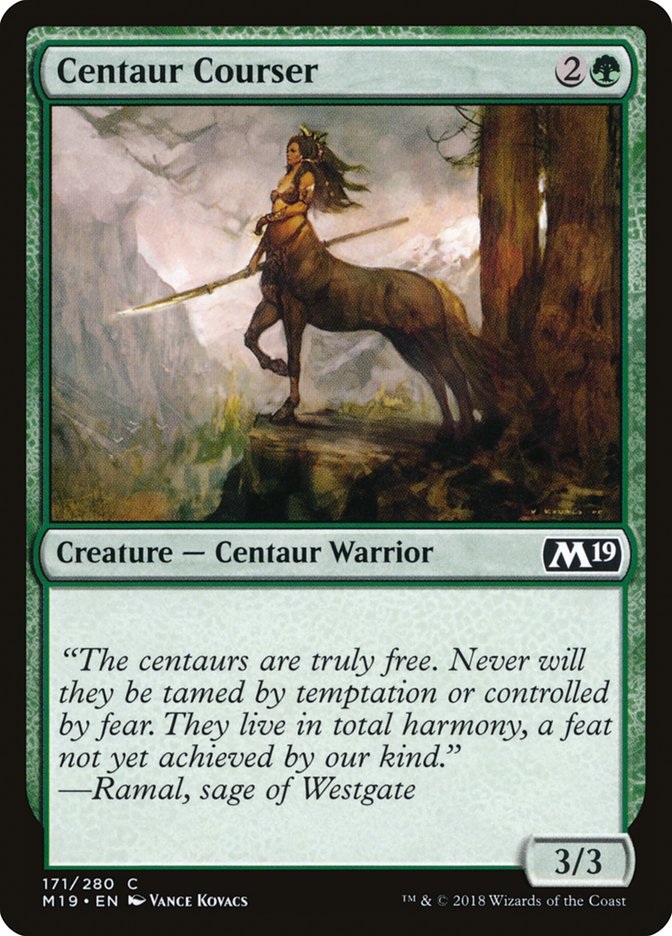 Centaur Courser [Core Set 2019] - Magic: The Gathering - Card Brawlers | Quebec | Canada |