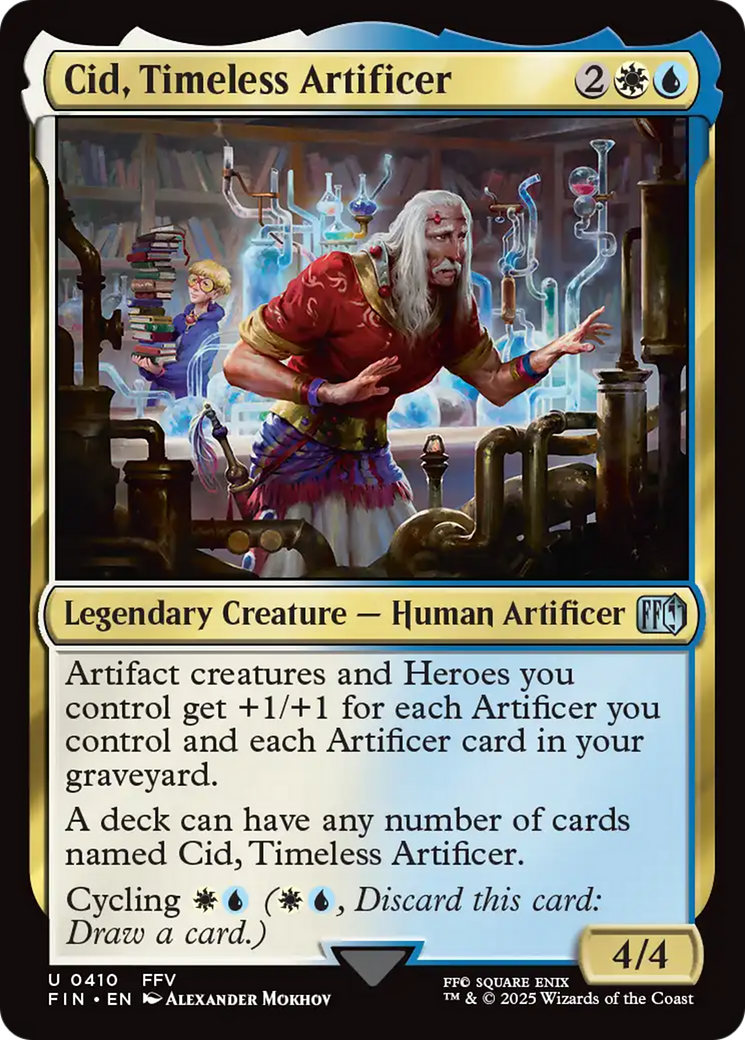 Cid, Timeless Artificer (0410) [FINAL FANTASY] - Magic: The Gathering - Card Brawlers | Quebec | Canada |