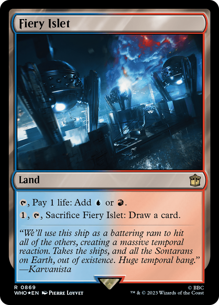 Fiery Islet (Surge Foil) [Doctor Who] - Magic: The Gathering - Card Brawlers | Quebec | Canada |