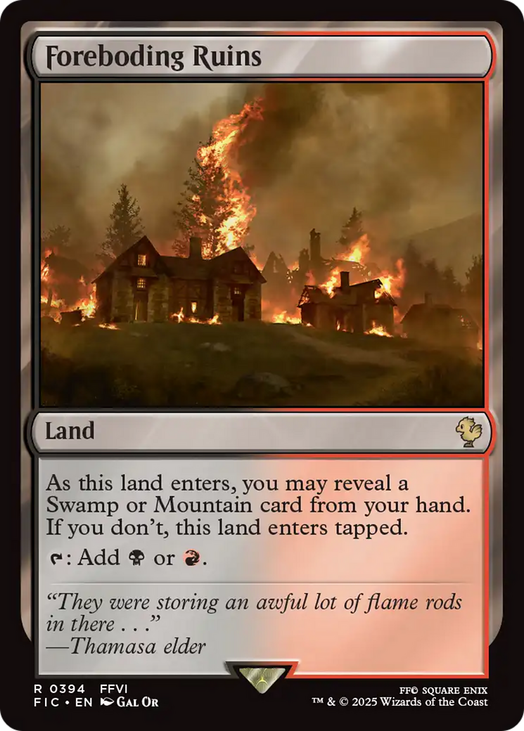 Foreboding Ruins [FINAL FANTASY Commander] - Magic: The Gathering - Card Brawlers | Quebec | Canada |