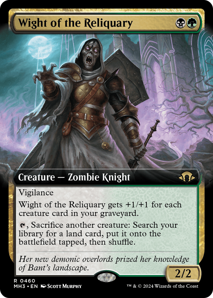 Wight of the Reliquary (Extended Art) [Modern Horizons 3] - Magic: The Gathering - Card Brawlers | Quebec | Canada |