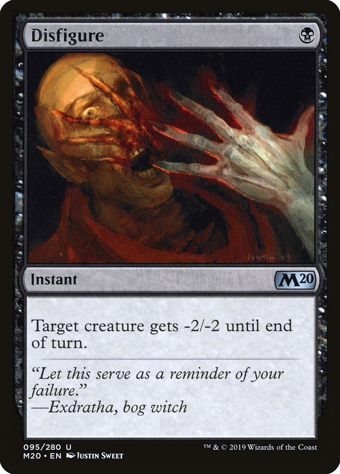 Disfigure [Core Set 2020] - Magic: The Gathering - Card Brawlers | Quebec | Canada |