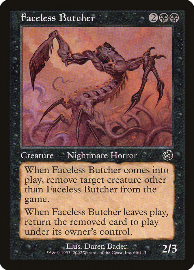 Faceless Butcher [Torment] - Magic: The Gathering - Card Brawlers | Quebec | Canada |