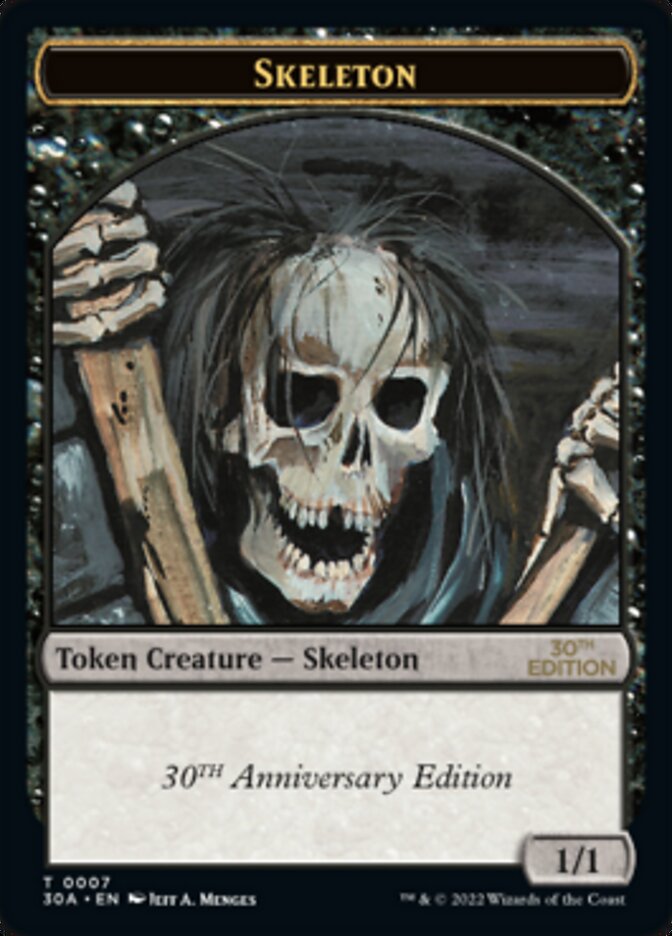 Skeleton Token [30th Anniversary Tokens] - Magic: The Gathering - Card Brawlers | Quebec | Canada |