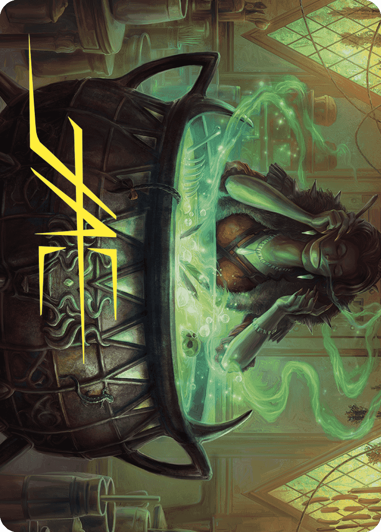 Agatha's Soul Cauldron Art Card (Gold-Stamped Signature) [Wilds of Eldraine Art Series] - Magic: The Gathering - Card Brawlers | Quebec | Canada |