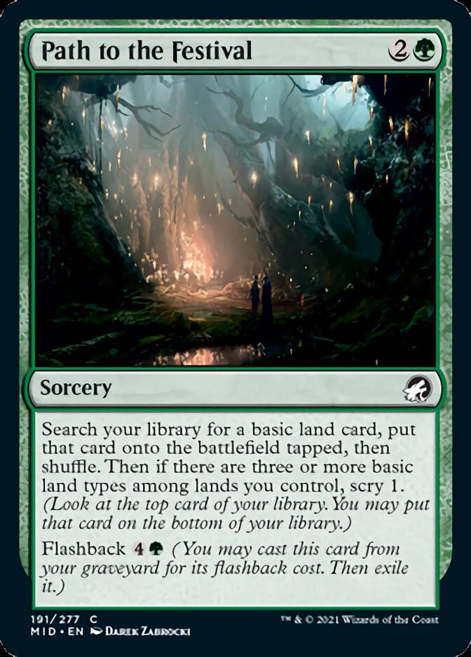 Path to the Festival [Innistrad: Midnight Hunt] - Magic: The Gathering - Card Brawlers | Quebec | Canada |