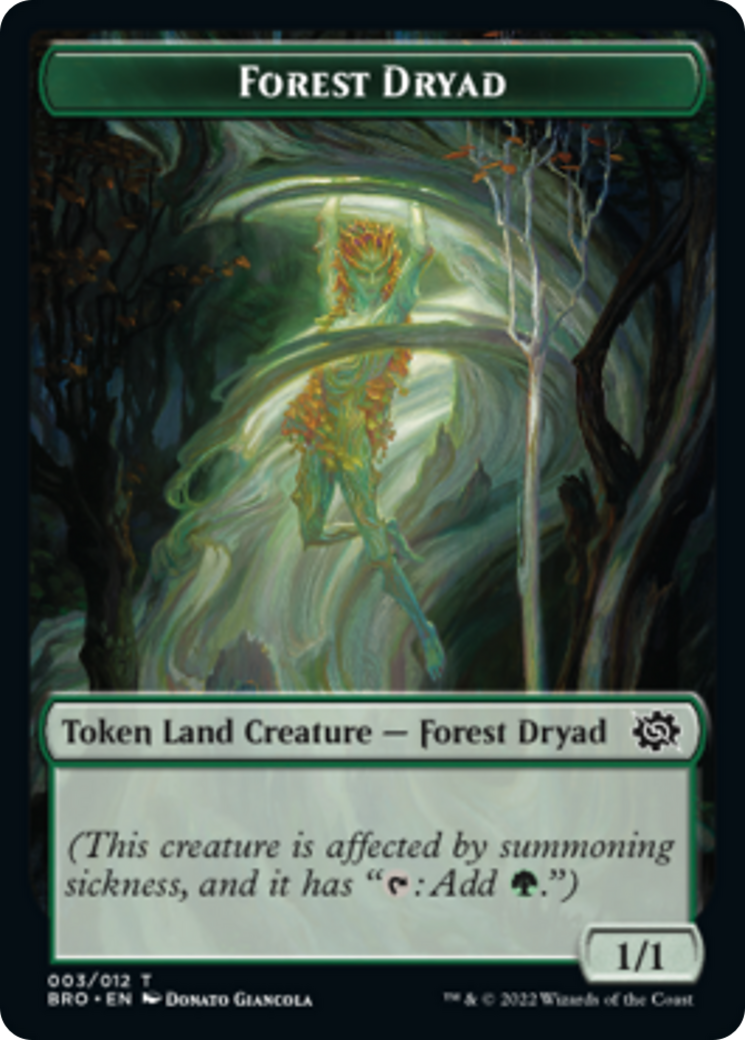 Forest Dryad Token [The Brothers' War Tokens] - Magic: The Gathering - Card Brawlers | Quebec | Canada |