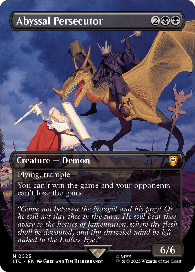 Abyssal Persecutor (Borderless) [The Lord of the Rings: Tales of Middle-Earth Commander] - Magic: The Gathering - Card Brawlers | Quebec | Canada |