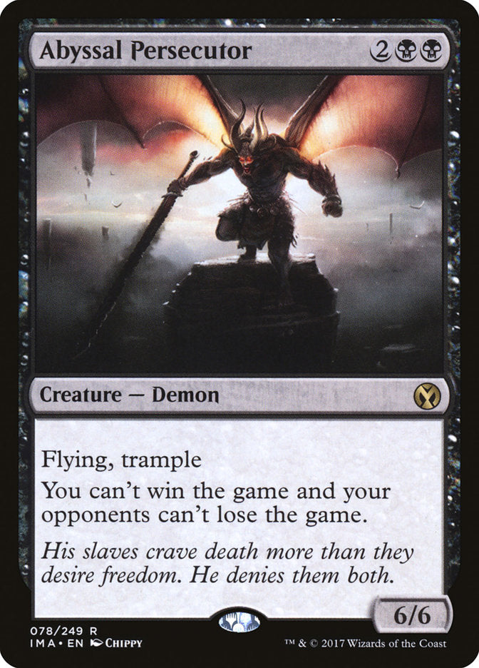 Abyssal Persecutor [Iconic Masters] - Magic: The Gathering - Card Brawlers | Quebec | Canada |