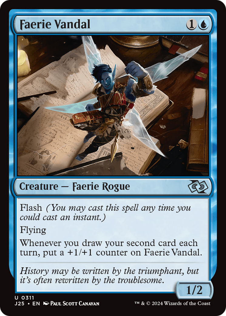 Faerie Vandal [Foundations Jumpstart] - Magic: The Gathering - Card Brawlers | Quebec | Canada |