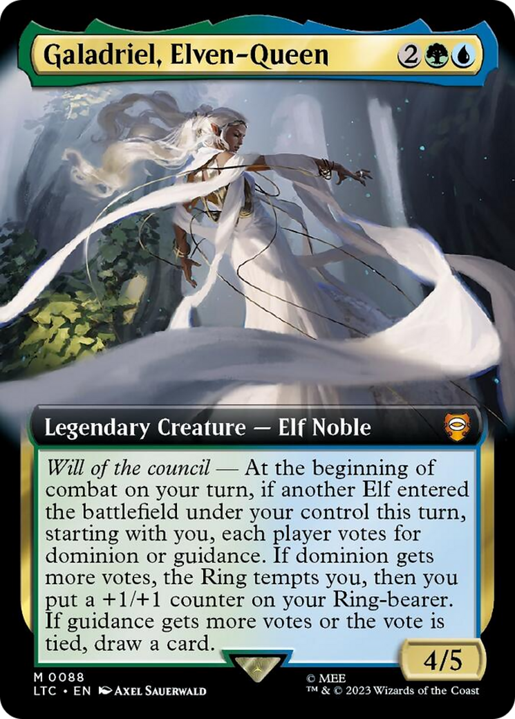Galadriel, Elven-Queen (Extended Art) [The Lord of the Rings: Tales of Middle-Earth Commander] - Magic: The Gathering - Card Brawlers | Quebec | Canada |