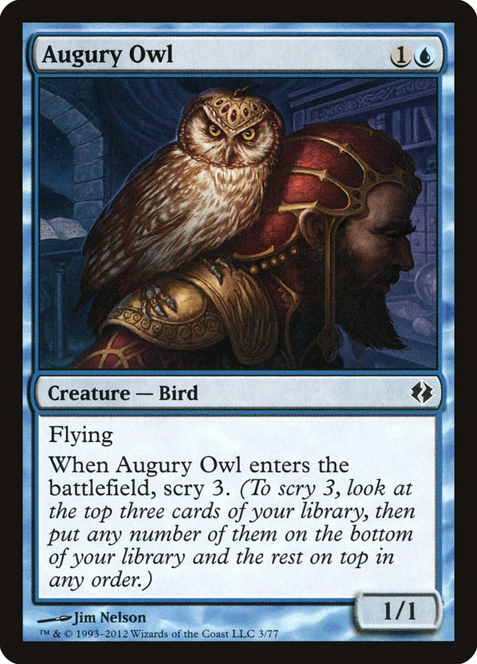 Augury Owl [Duel Decks: Venser vs. Koth] - Magic: The Gathering - Card Brawlers | Quebec | Canada |