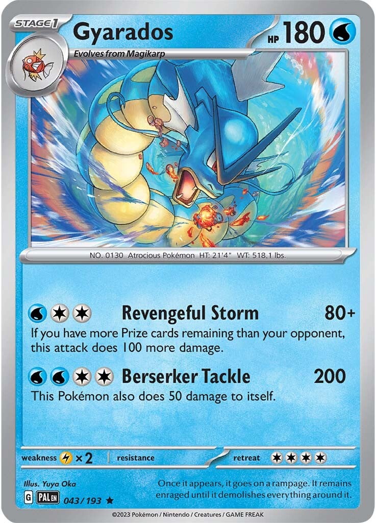 Gyarados (043/193) [Scarlet & Violet: Paldea Evolved] - Pokémon - Card Brawlers | Quebec | Canada |