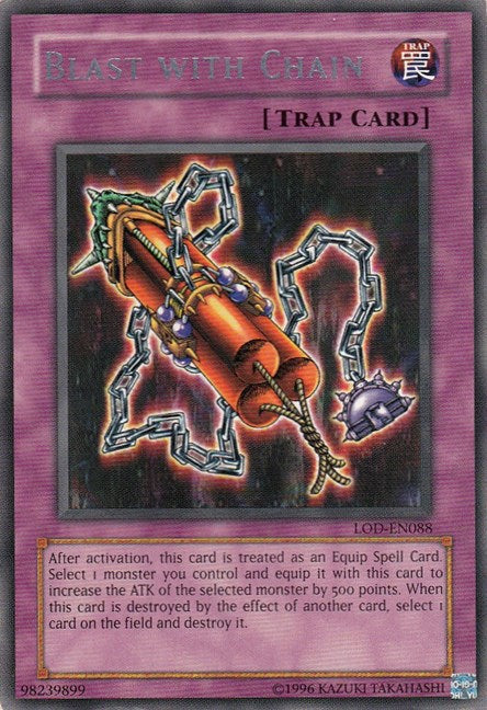 Blast with Chain [LOD-EN088] Rare - Yu-Gi-Oh! - Card Brawlers | Quebec | Canada |