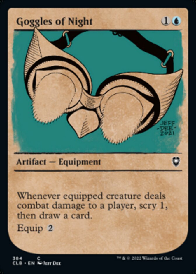 Goggles of Night (Showcase) [Commander Legends: Battle for Baldur's Gate] - Magic: The Gathering - Card Brawlers | Quebec | Canada |