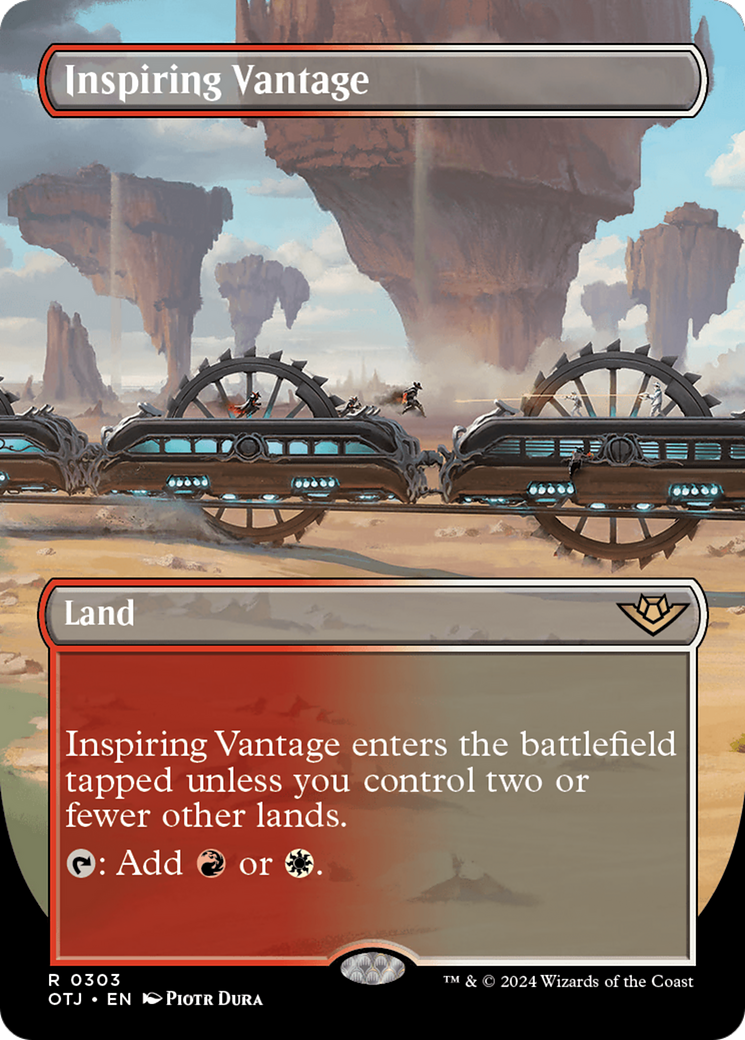 Inspiring Vantage (Borderless) [Outlaws of Thunder Junction] - Magic: The Gathering - Card Brawlers | Quebec | Canada |