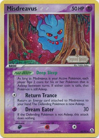 Misdreavus (40/92) (Stamped) [EX: Legend Maker] - Pokémon - Card Brawlers | Quebec | Canada |