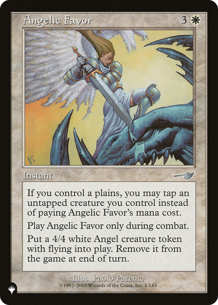 Angelic Favor [The List] - Magic: The Gathering - Card Brawlers | Quebec | Canada |