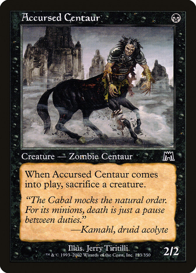 Accursed Centaur [Onslaught] - Magic: The Gathering - Card Brawlers | Quebec | Canada |