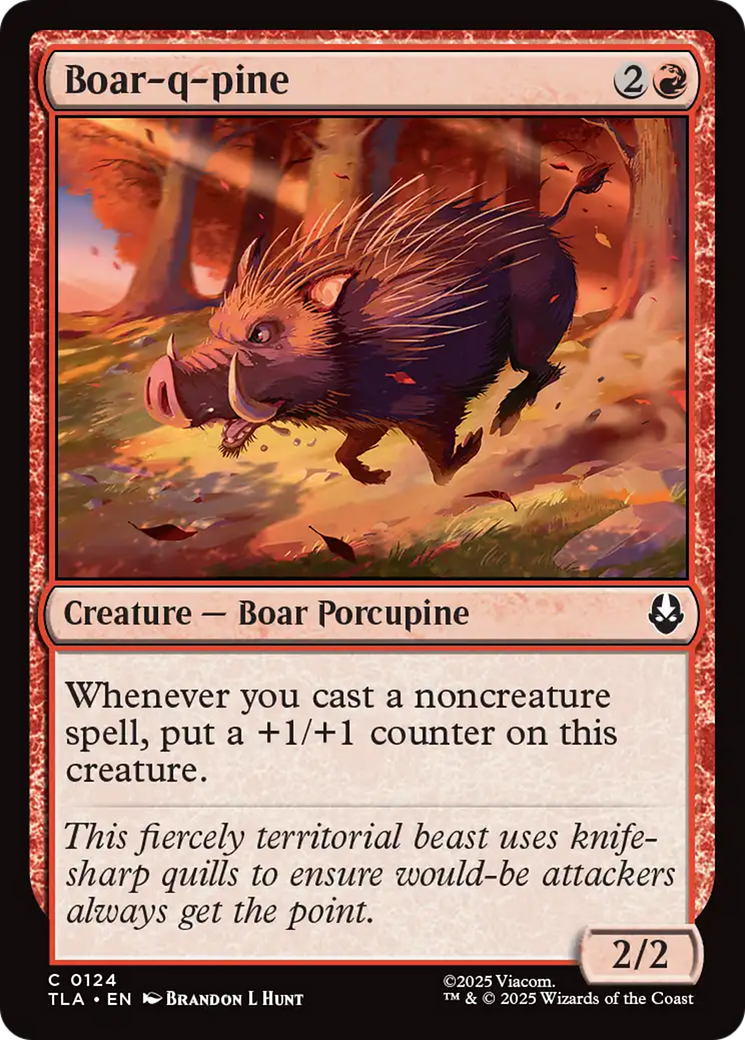 Boar-q-pine [Avatar: The Last Airbender] - Magic: The Gathering - Card Brawlers | Quebec | Canada |