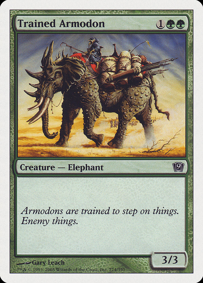 Trained Armodon [Ninth Edition] - Magic: The Gathering - Card Brawlers | Quebec | Canada |