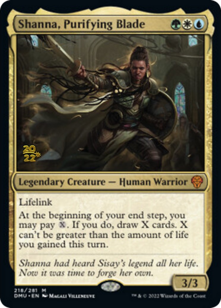 Shanna, Purifying Blade [Dominaria United Prerelease Promos] - Magic: The Gathering - Card Brawlers | Quebec | Canada |
