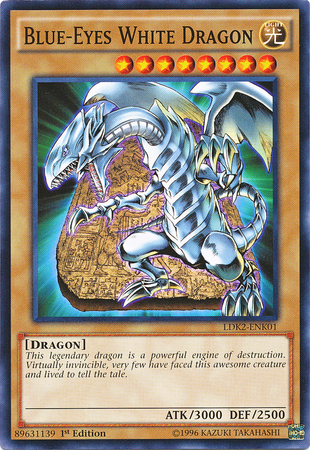 Blue-Eyes White Dragon (Version 4) [LDK2-ENK01] Common - Yu-Gi-Oh! - Card Brawlers | Quebec | Canada |