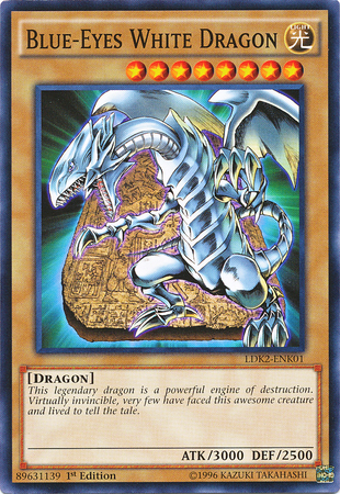 Blue-Eyes White Dragon (Version 4) [LDK2-ENK01] Common - Card Brawlers | Quebec | Canada | Yu-Gi-Oh!