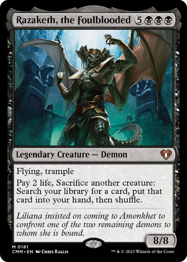 Razaketh, the Foulblooded [Commander Masters] - Magic: The Gathering - Card Brawlers | Quebec | Canada |