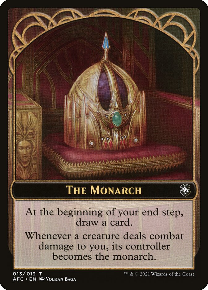Squid // The Monarch Double-Sided Token [Streets of New Capenna Commander Tokens] - Magic: The Gathering - Card Brawlers | Quebec | Canada |