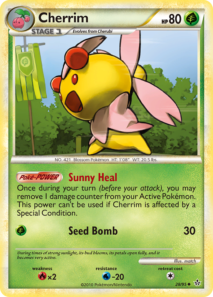 Cherrim (28/95) [HeartGold & SoulSilver: Unleashed] - Pokémon - Card Brawlers | Quebec | Canada |