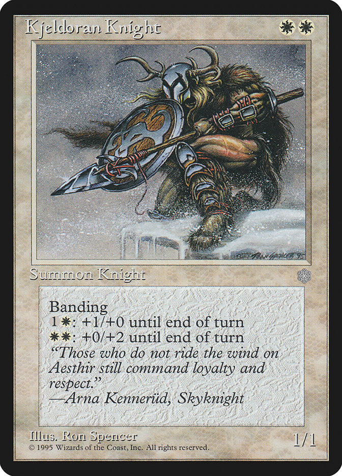 Kjeldoran Knight [Ice Age] - Magic: The Gathering - Card Brawlers | Quebec | Canada |