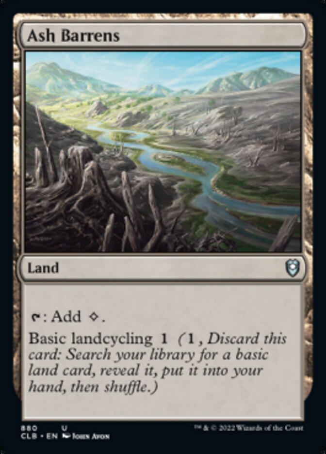 Ash Barrens [Commander Legends: Battle for Baldur's Gate] - Magic: The Gathering - Card Brawlers | Quebec | Canada |