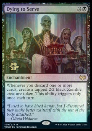 Dying to Serve [Innistrad: Crimson Vow Prerelease Promos] - Magic: The Gathering - Card Brawlers | Quebec | Canada |