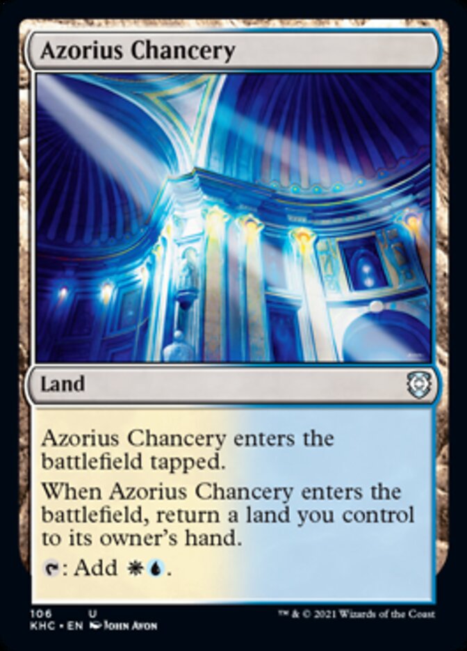 Azorius Chancery [Kaldheim Commander] - Magic: The Gathering - Card Brawlers | Quebec | Canada |