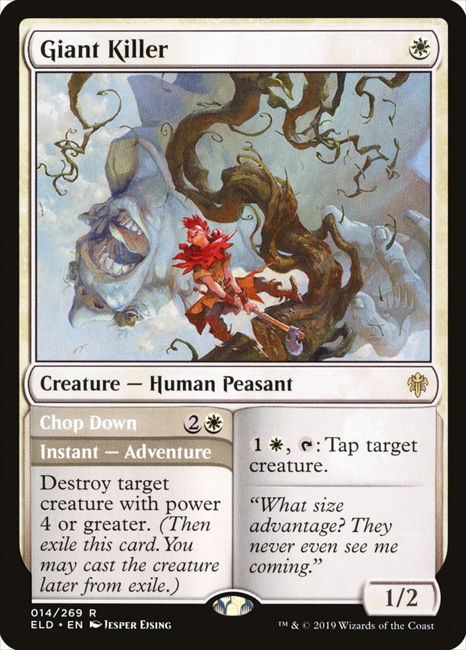 Giant Killer // Chop Down (Promo Pack) [Throne of Eldraine Promos] - Magic: The Gathering - Card Brawlers | Quebec | Canada |