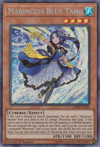 Marincess Blue Tang [CHIM-EN004] Secret Rare - Yu-Gi-Oh! - Card Brawlers | Quebec | Canada |