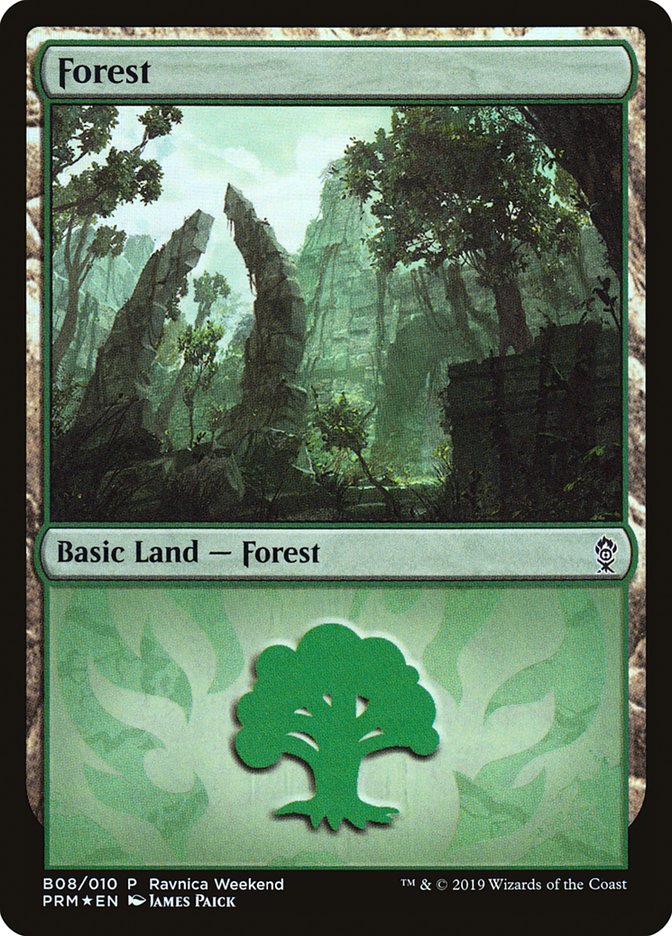 Forest (B08) [Ravnica Allegiance Guild Kit] - Magic: The Gathering - Card Brawlers | Quebec | Canada |