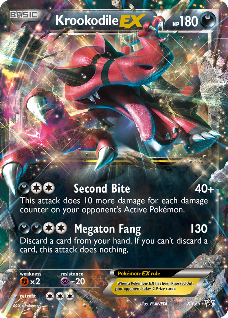 Krookodile EX (XY25) [XY: Black Star Promos] - Pokémon - Card Brawlers | Quebec | Canada |
