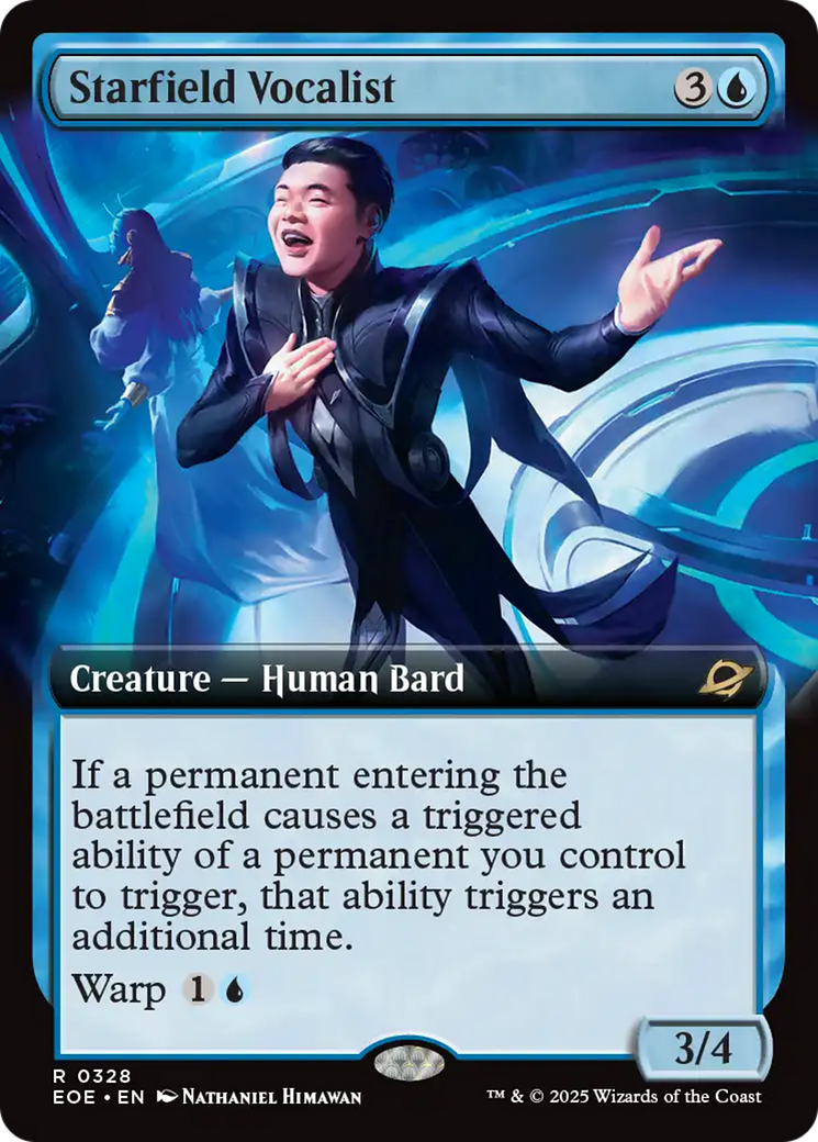 Starfield Vocalist (Extended Art) [Edge of Eternities] - Magic: The Gathering - Card Brawlers | Quebec | Canada |