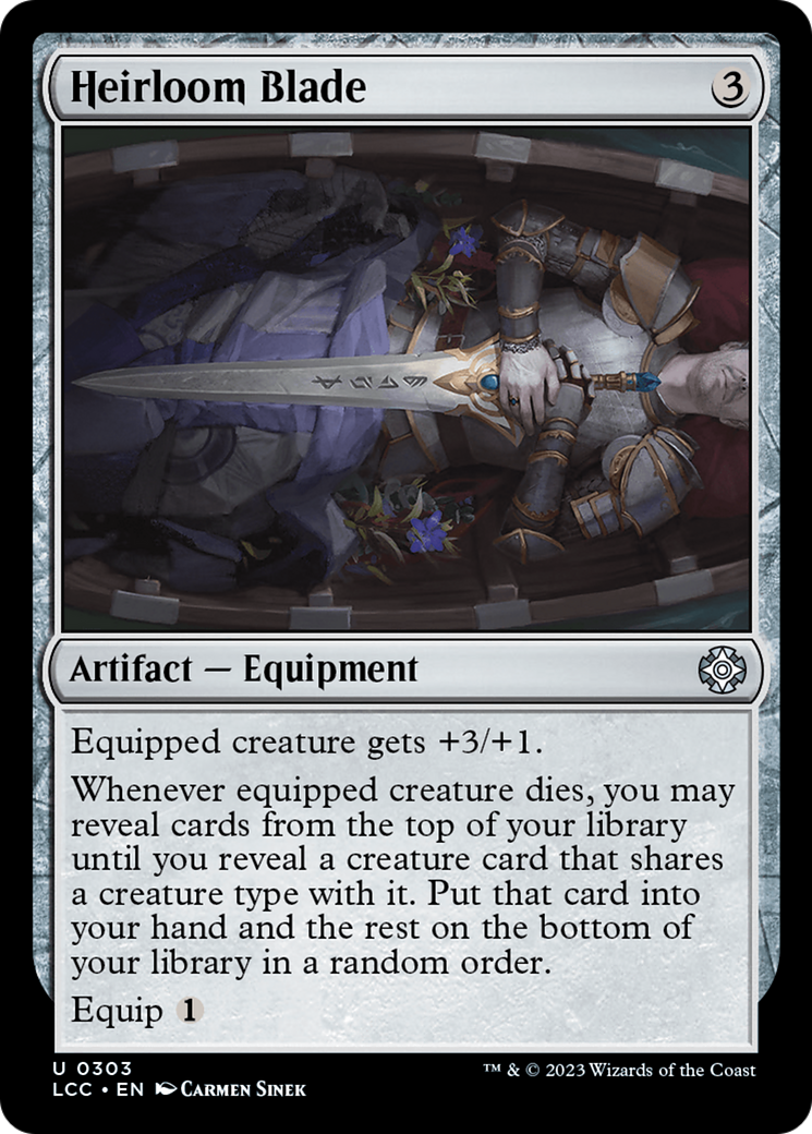 Heirloom Blade [The Lost Caverns of Ixalan Commander] - Magic: The Gathering - Card Brawlers | Quebec | Canada |