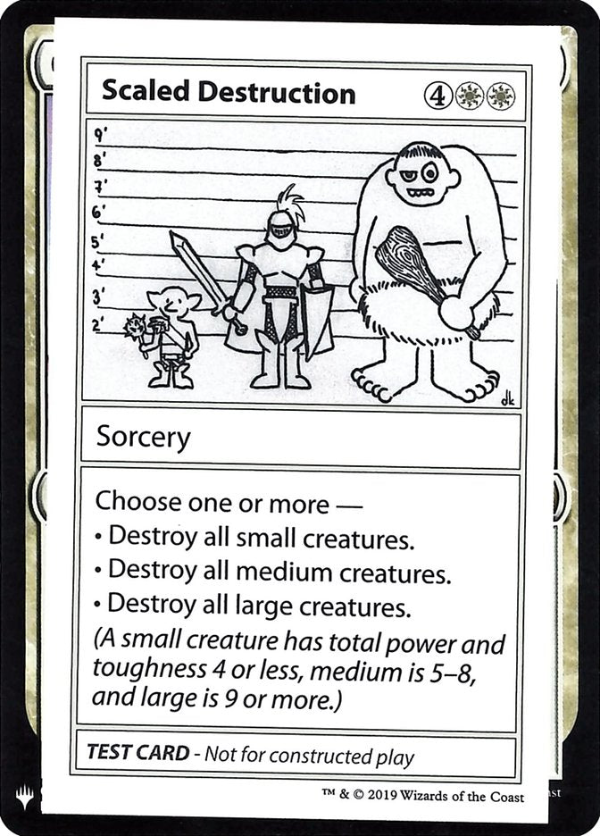 Scaled Destruction [Mystery Booster Playtest Cards] - Magic: The Gathering - Card Brawlers | Quebec | Canada |