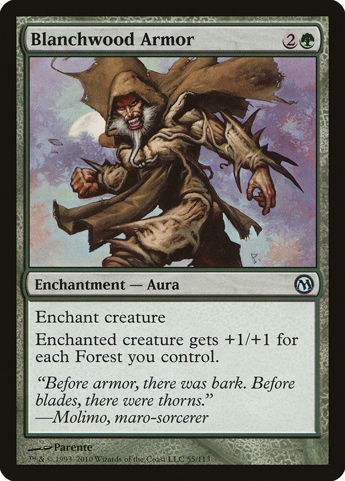 Blanchwood Armor [Duels of the Planeswalkers] - Magic: The Gathering - Card Brawlers | Quebec | Canada |