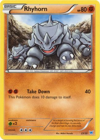 Rhyhorn (23/30) [XY: Trainer Kit 2 - Latios] - Card Brawlers | Quebec | Canada | Yu-Gi-Oh!