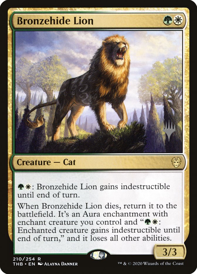Bronzehide Lion (Promo Pack) [Theros Beyond Death Promos] - Magic: The Gathering - Card Brawlers | Quebec | Canada |