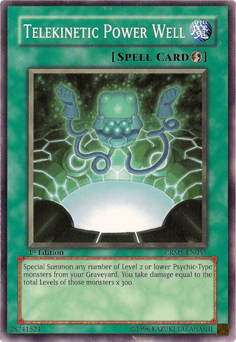 Telekinetic Power Well [CRMS-EN055] Common - Yu-Gi-Oh! - Card Brawlers | Quebec | Canada |
