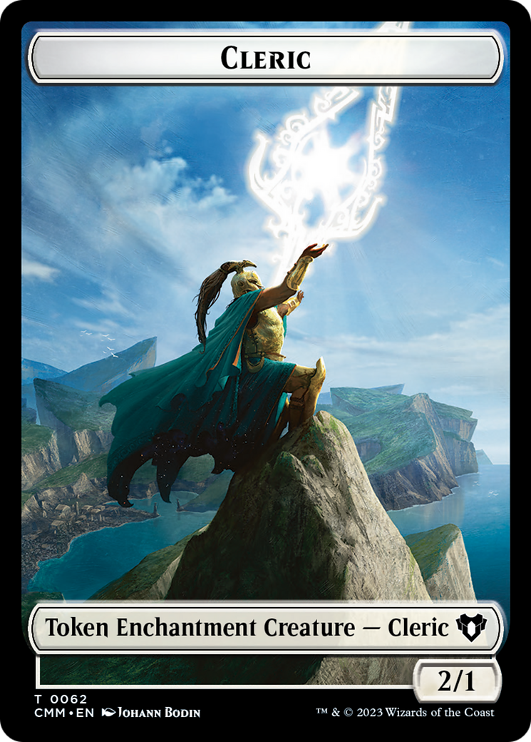 Elf Warrior // Cleric Double-Sided Token [Commander Masters Tokens] - Magic: The Gathering - Card Brawlers | Quebec | Canada |