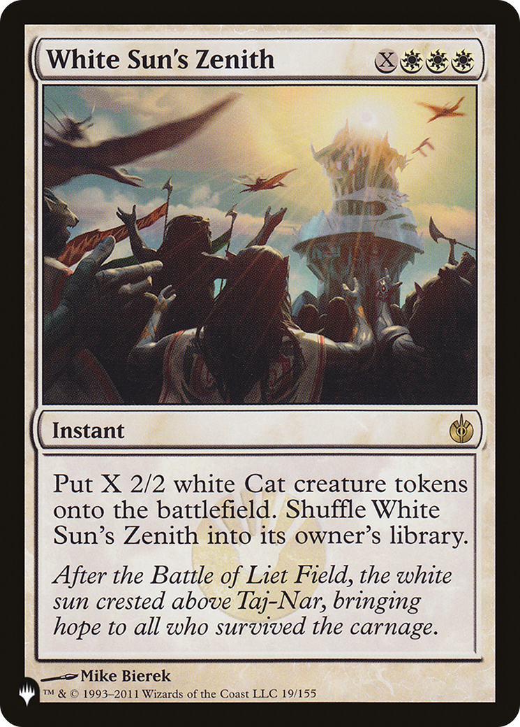 White Sun's Zenith [The List] - Magic: The Gathering - Card Brawlers | Quebec | Canada |