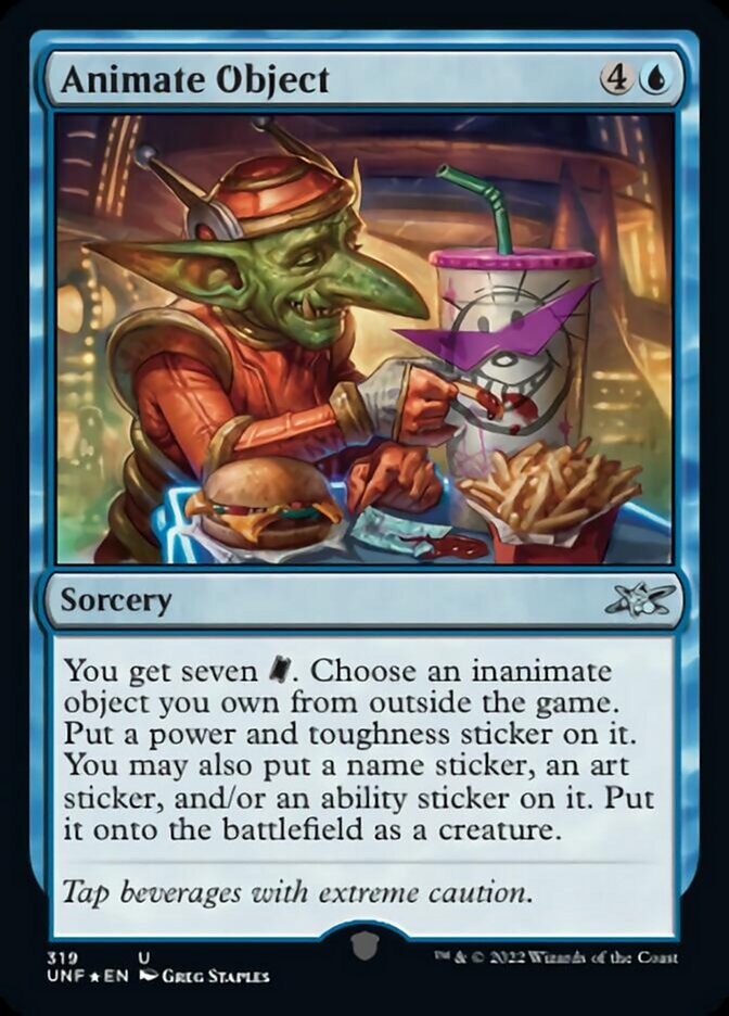 Animate Object (Galaxy Foil) [Unfinity] - Magic: The Gathering - Card Brawlers | Quebec | Canada |